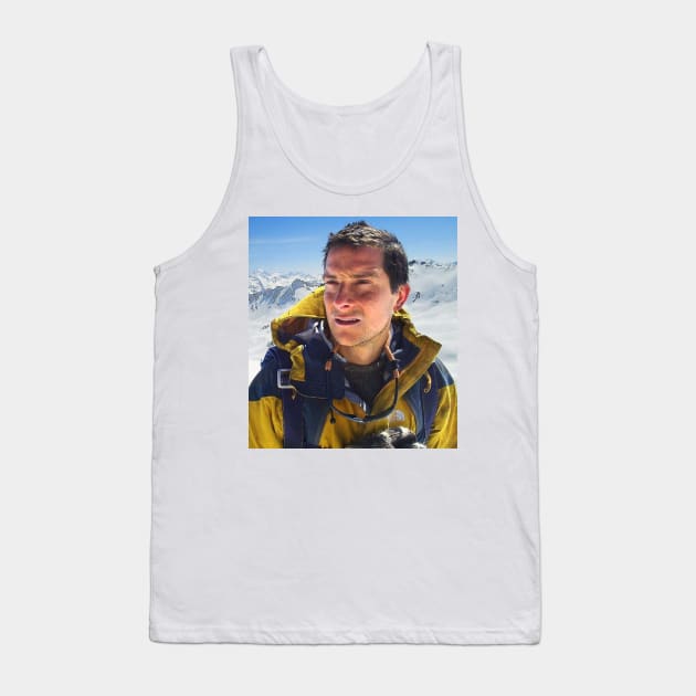 Bear Grylls Meme Tank Top by FlashmanBiscuit